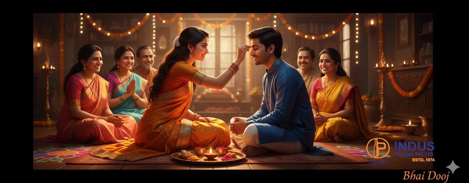 🌸 Happy Bhai Dooj – Celebrating the Eternal Bond of Love Between Brother and Sister