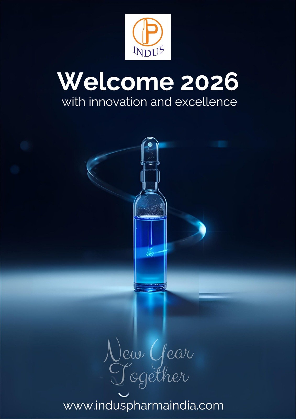 Happy New Year 2026 from Indus Pharma Pvt. Ltd. | Trusted Pharmaceutical Company in India