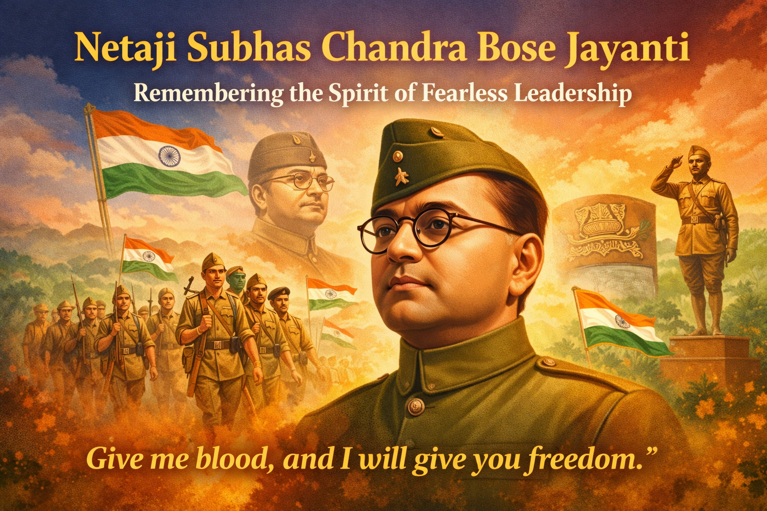 Netaji Subhas Chandra Bose Jayanti: Remembering the Spirit of Fearless Leadership