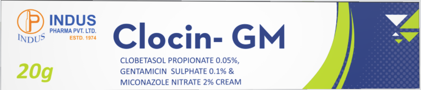 Clobetasol Propinate 0.05% , Gentamicin Sulphate 0.1% & Miconazole Nitrate 2% Cream