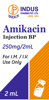 Amikacin Injection BP 250mg/2mL