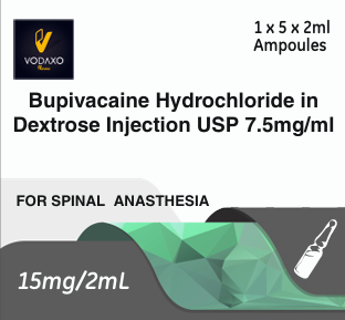Bupivacaine Hydrochloride  in Dextrose Injection USP 15mg/2mL