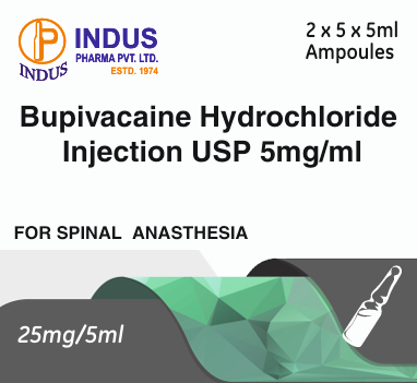 Bupivacaine Hydrochloride Injection USP 25mg/5mL