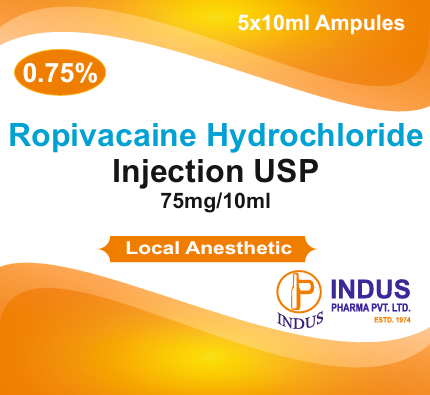 Ropivacaine Hydrochloride Injection USP 75mg/10mL