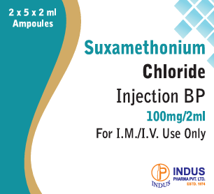 Suxamethonium Chloride Injection BP 100mg/2mL