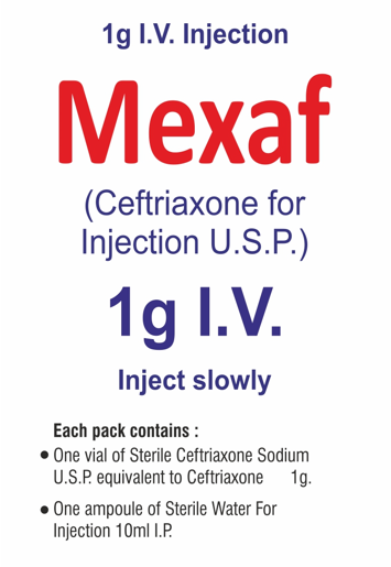 Ceftriaxone 1 g
