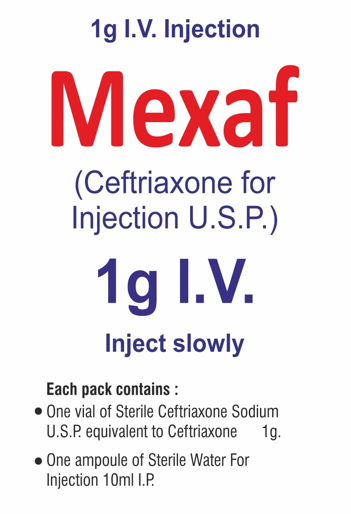 Ceftriaxone Injection 1 g
