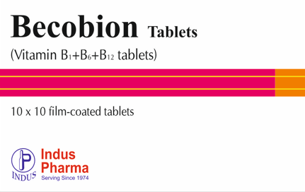 Thiamine HCl 100mg + Pyridoxine HCl 200mg + Cyanocobalamin 200mcg