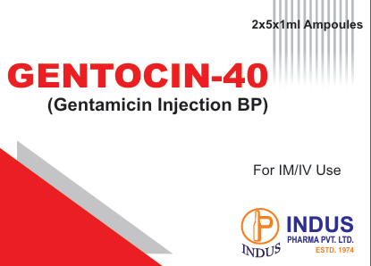 Gentamicin Sulphate BP 40mg/1ml