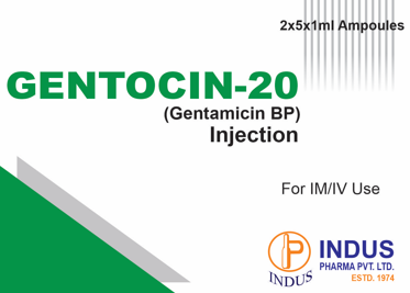 Gentamicin Sulphate BP 20mg/1ml