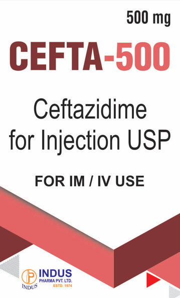 Ceftazidime 500 mg