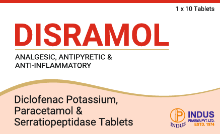 Diclofenac Potassium + Paracetamol + Serratiopeptidase