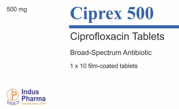 Ciprofloxacin Hydrochloride 500mg