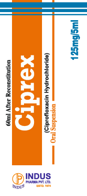 Ciprofloxacin 125mg/5ml