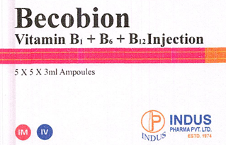 Thiamine Hydrochloride 100mg + Pyridoxine Hydrochloride 100mg + Cyanocobalamin 1000mcg